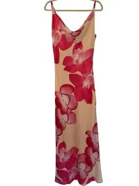 Paper Heart | Dresses | Paper Heart Anthropologie Orchid Floral Satin ...